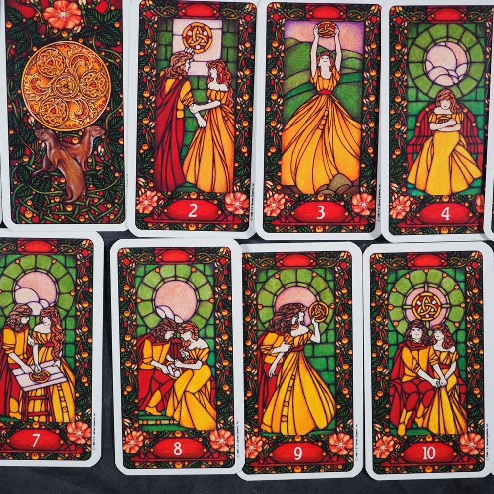 Out of Print Art Nouveau Tarot Deck by Matt Meyers rare, collectible - Picture 2 of 6